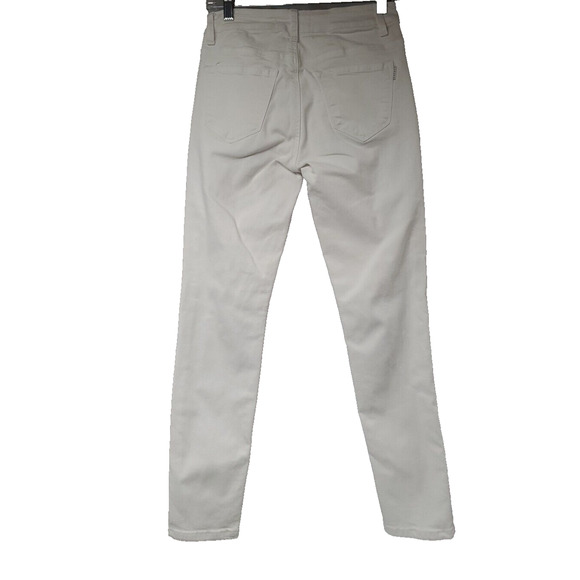 Nature Womens Estilo Jeans Skinny Ripped Distressed Stretch White Size 7/27 - Picture 3 of 11